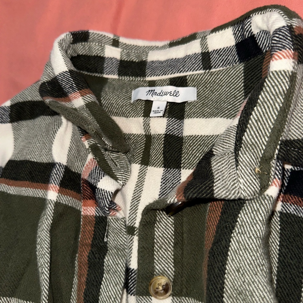 Madewell Plaid Flannel Shirt